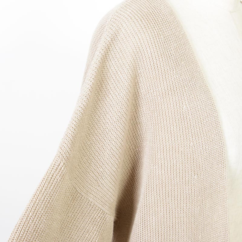 BATONER (バトナー) ドライリネンロングカーディガン