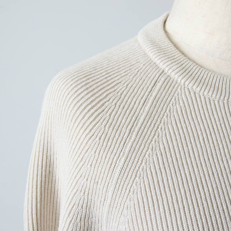 BATONER (バトナー) HARD TWIST WOOK CREW NECK / ハードツイスト