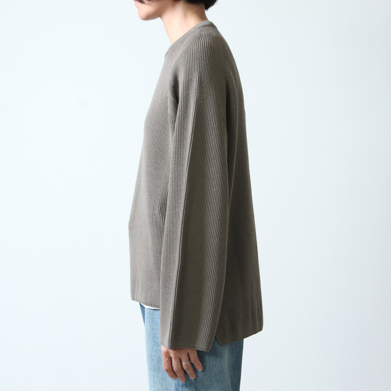 BATONER (バトナー) HARD TWIST WOOK CREW NECK / ハードツイスト