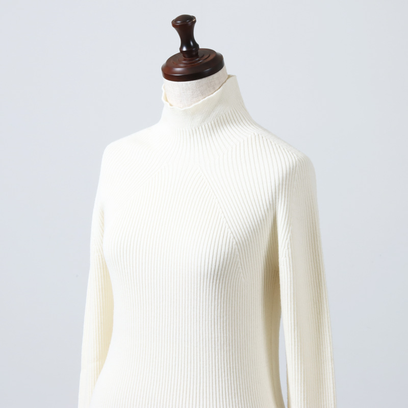 BATONER (バトナー) women RIBNITURE TURTLE NECK / リブタートルネック