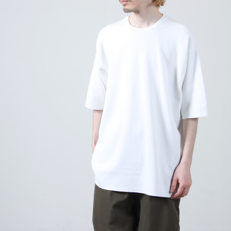 BATONER (バトナー) 32G SMOOTH KNIT T-SHIRT / スムースニットT