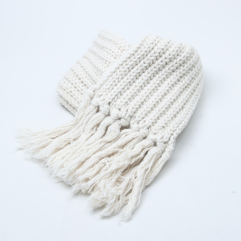 BATONER (バトナー) FRINGE MUFFLER SHORT / フリンジマフラーショート