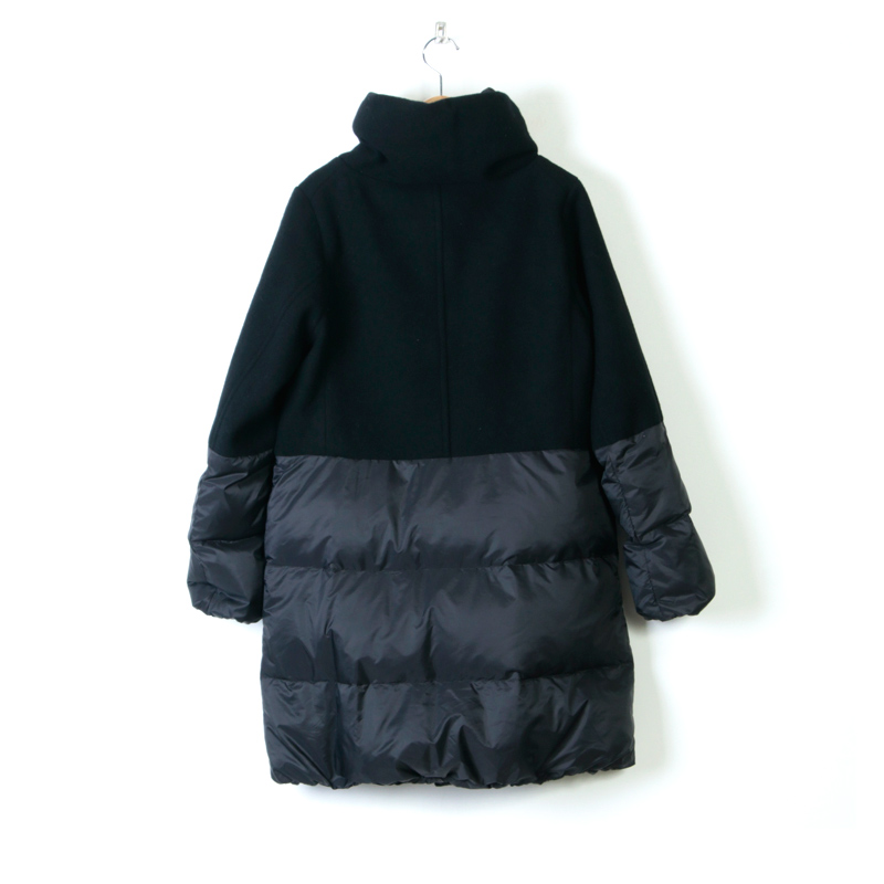 blanc basque (ブランバスク) ソフトメルトンダウンコート