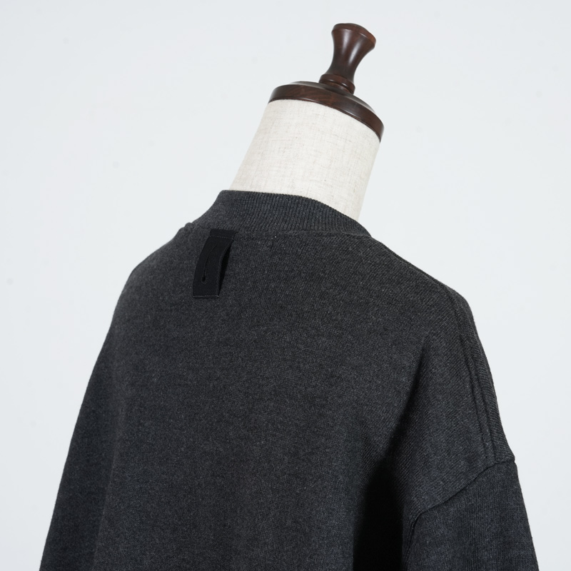 blanc basque (ブランバスク) 裏毛 x 布帛前開きARMYブルゾン