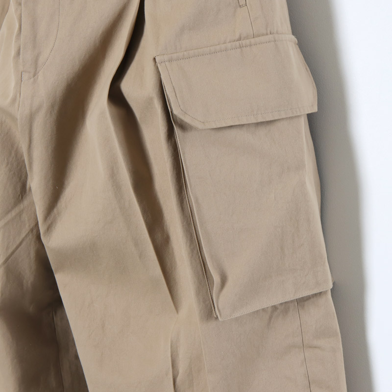 blurhms (ブラームス) Washed Gabardine Super Wide 6P Slacks