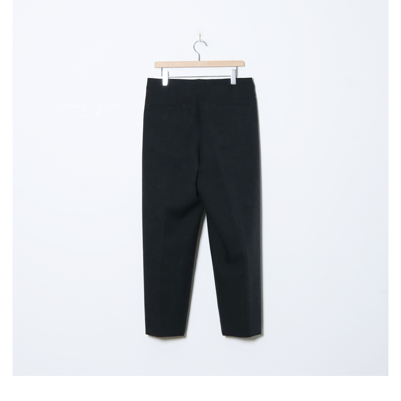 blurhms (ブラームス) Wool Ramie Super Wide Slacks / ウールラミー