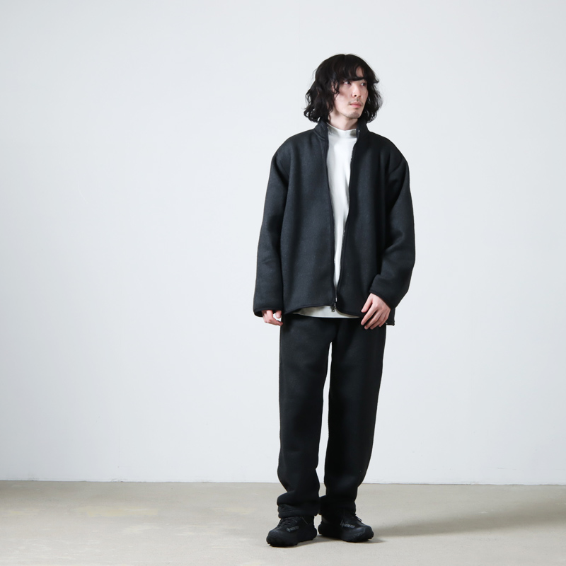 blurhms (ブラームス) Pe Silk Fleece ZIP Jacket / ポリエステル