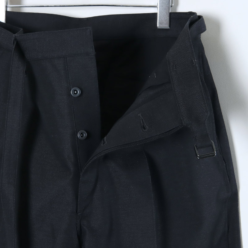 blurhms (ブラームス) Drill Chambray Belted Trousers / ドリル