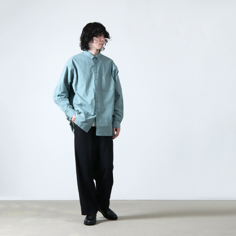 blurhms (ブラームス) Wool Voile Side Seamless Slacks / ウール