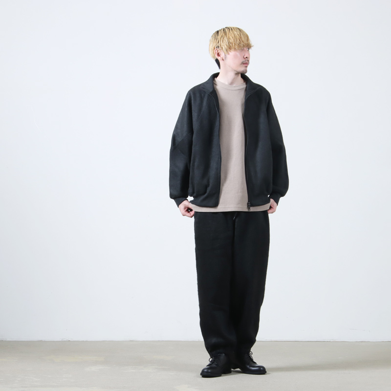 blurhms (ブラームス) Pe/Silk Fleece Track Jacket / ポリエステル