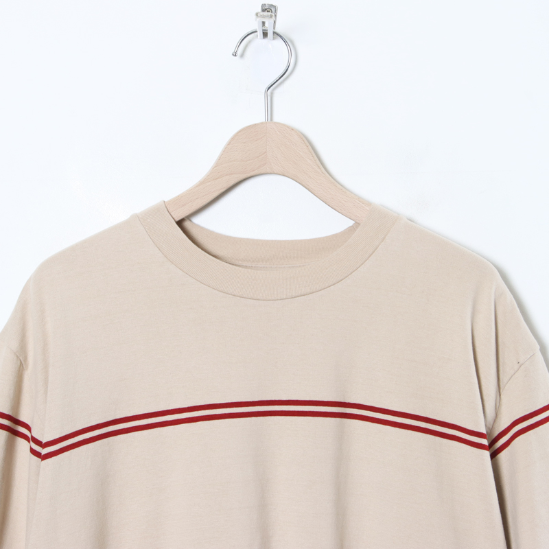 blurhms (ブラームス) C/NAPP Border Plain Tee / コットンナッピング