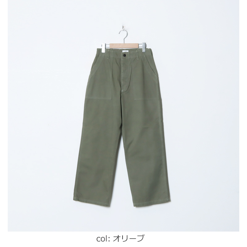 CIOTA (シオタ) スビンコットン ヘリンボン ベイカーパンツ サイズ1