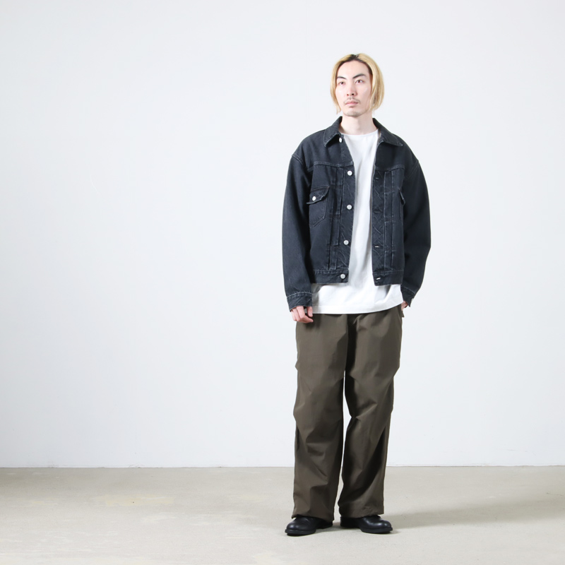 CIOTA (シオタ) Double Pocket Denim Jacket Medium Black / ダブル