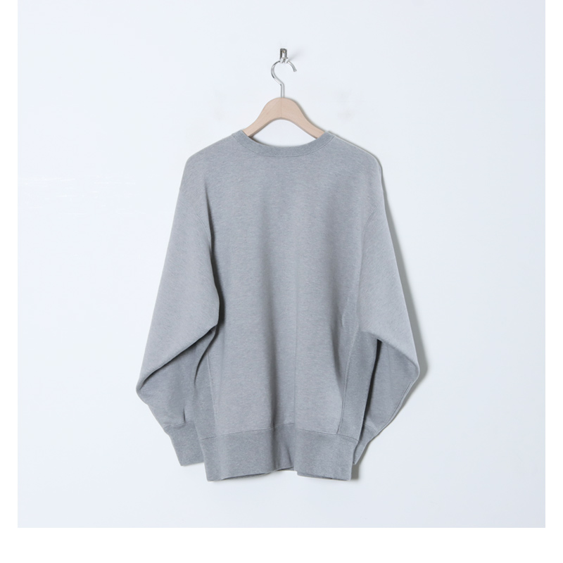 CIOTA (シオタ) スビンコットン 吊裏毛起毛 クルーネック スウェットシャツ