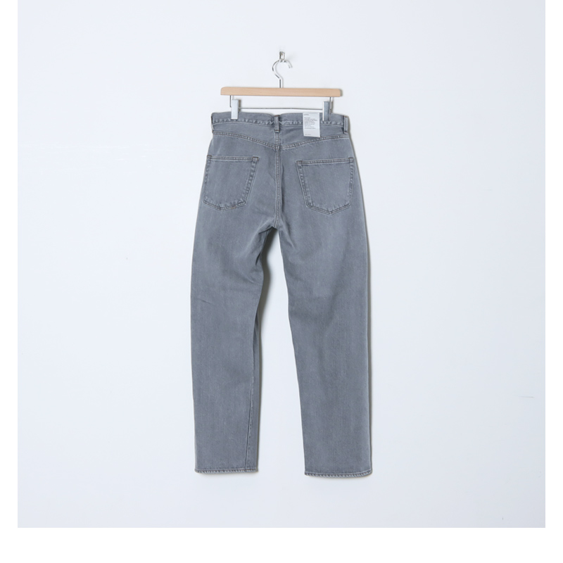 CIOTA (シオタ) グレー スビンコットン 13.5oz ストレートデニム