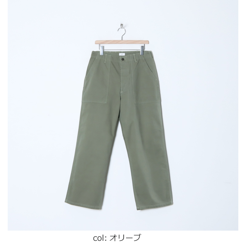 CIOTA (シオタ) スビンコットン ヘリンボン ベイカーパンツ サイズ4