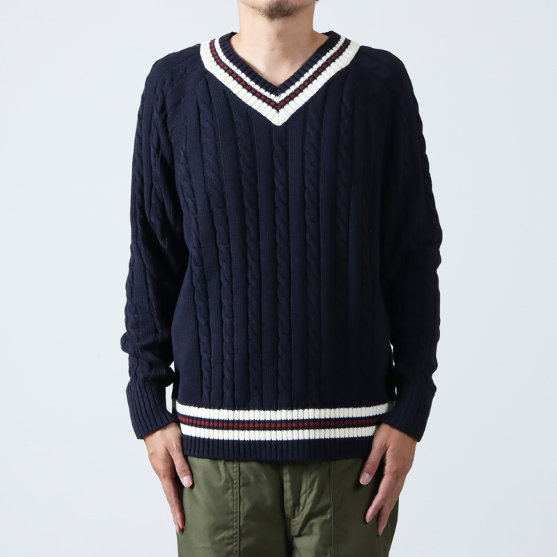 CIOTA (シオタ) スビンコットン Vネックチルデンニット