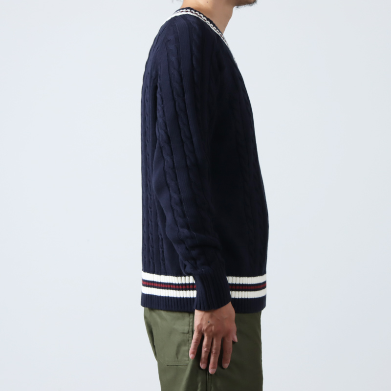 CIOTA (シオタ) スビンコットン Vネックチルデンニット