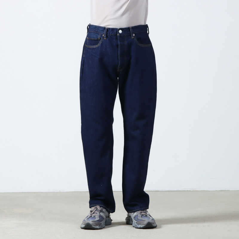 CIOTA (シオタ) Straight 5 Pocket Pants （Real Indigo