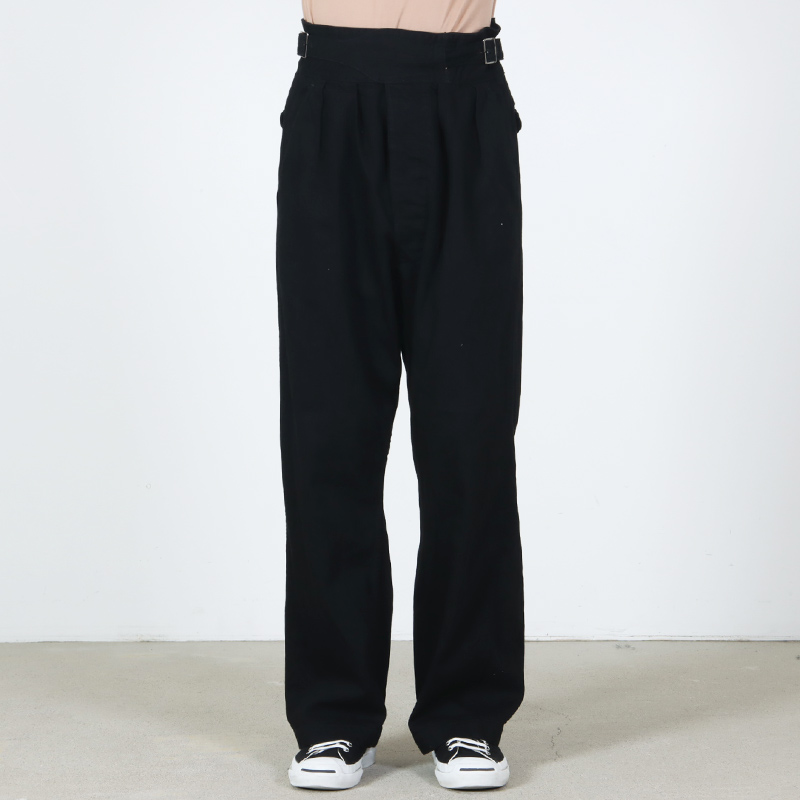 CIOTA (シオタ) Denim Gurkha Pants Black（One Wash） / デニムグルカ