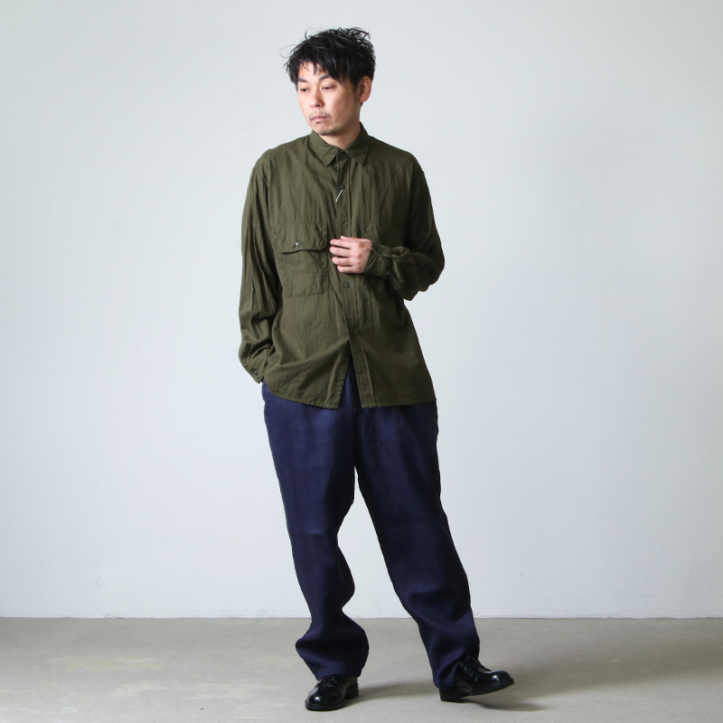 COMOLI (コモリ) ベタシャン CPOシャツ