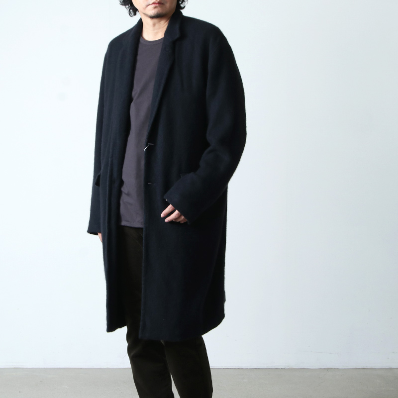 COMOLI (コモリ) 製品染 カシミヤ チェスターコート