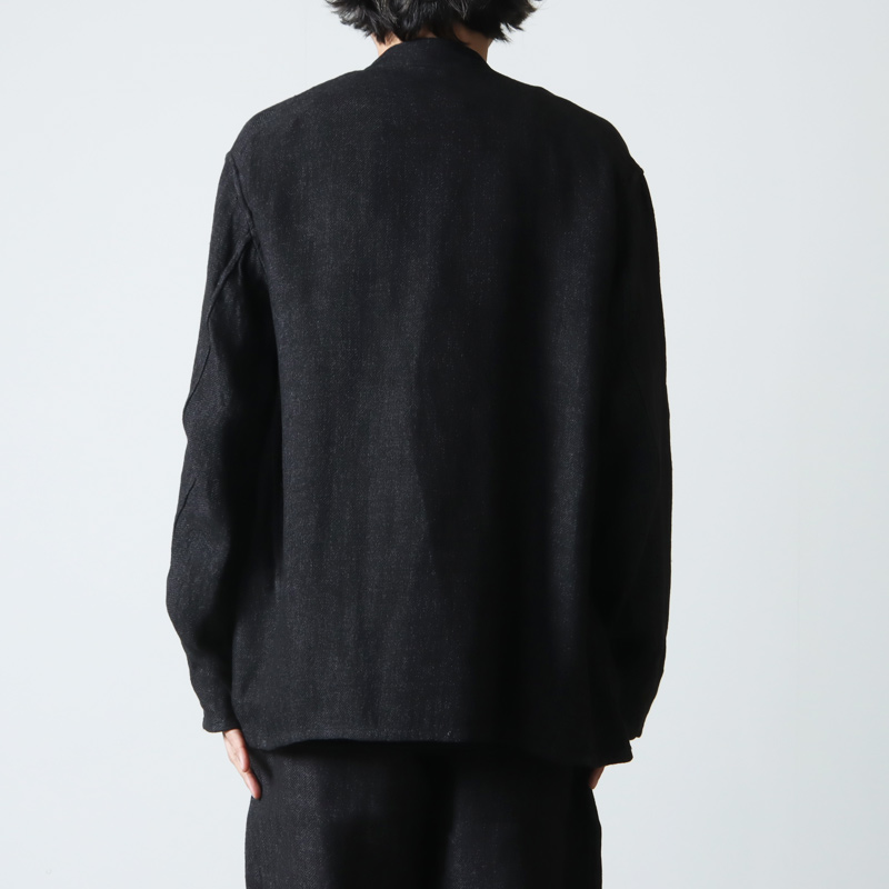 COMOLI (コモリ) リネン スタンドカラージャケット