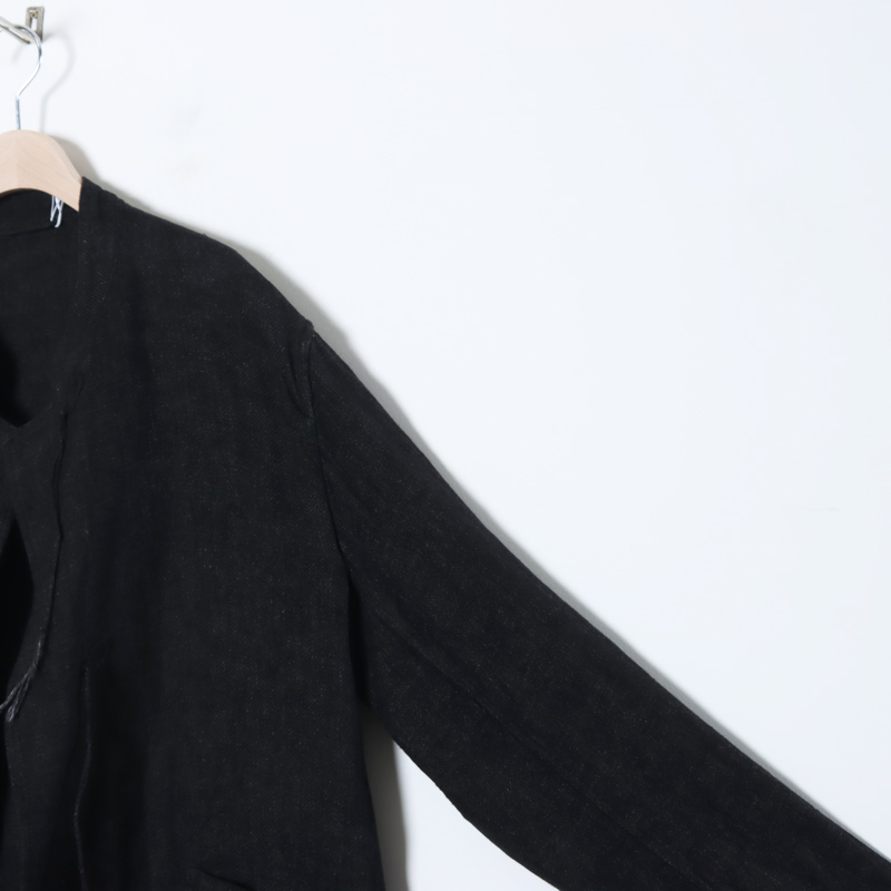 COMOLI (コモリ) リネン スタンドカラージャケット