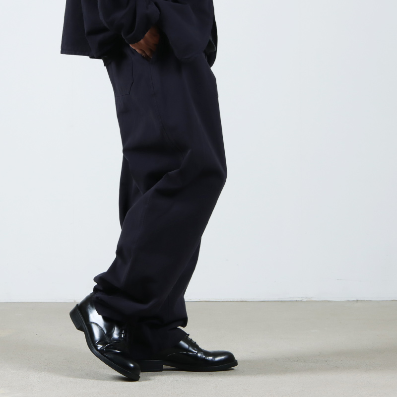 COMOLI (コモリ) 製品染 ドローストリングパンツ