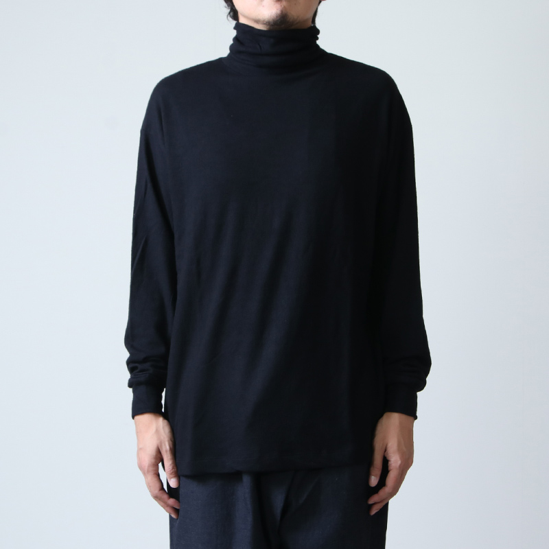 COMOLI (コモリ) ウール天竺 長袖タートルネック