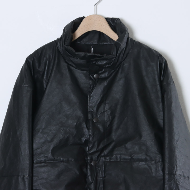 COMOLI (コモリ) ペーパーレザー パデッドジャケット