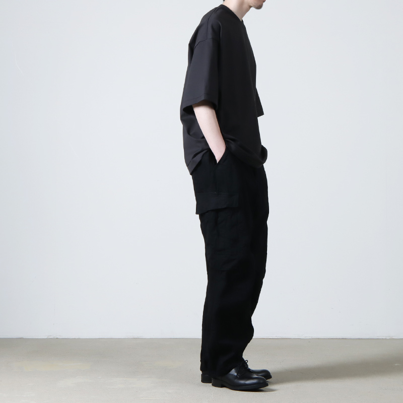 COMOLI (コモリ) ブラックデニム B.D.Uパンツ