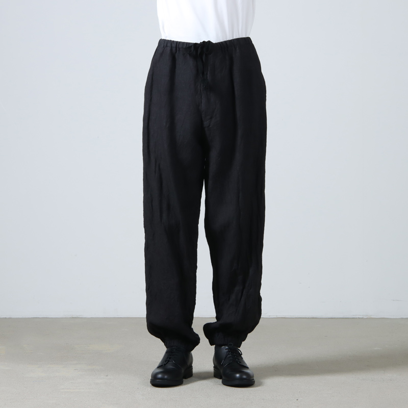 COMOLI (コモリ) リネン ドローストリングパンツ
