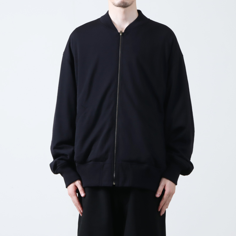 COMOLI (コモリ) ウールニット ジップブルゾン