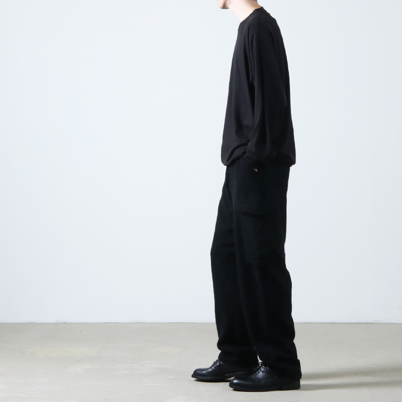 COMOLI (コモリ) ウール天竺 長袖クルー