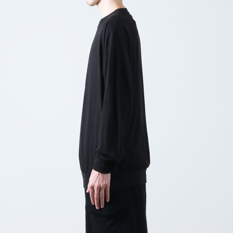 COMOLI (コモリ) ウール天竺 長袖クルー