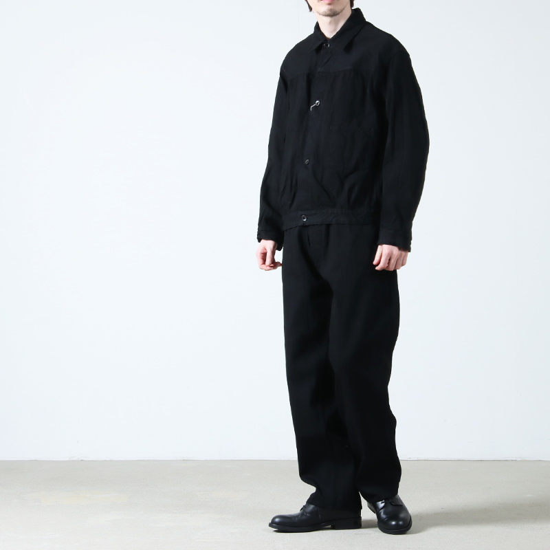 COMOLI (コモリ) デニム ベルテッドパンツ