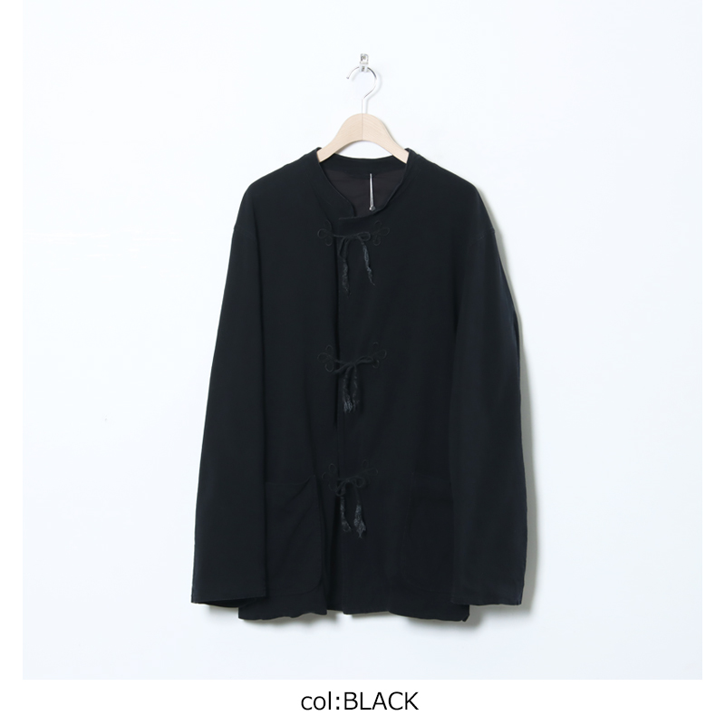 COMOLI (コモリ) コットンジャージ スタンドカラージャケット