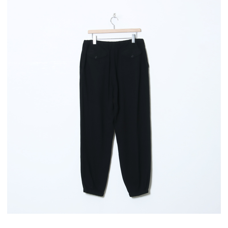 COMOLI (コモリ) シルクネップ ドローストリングパンツ