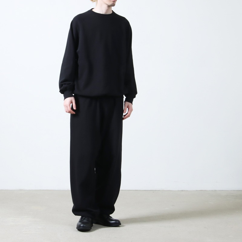 COMOLI (コモリ) LWコットン裏毛 クルーネック / ライトウエイト