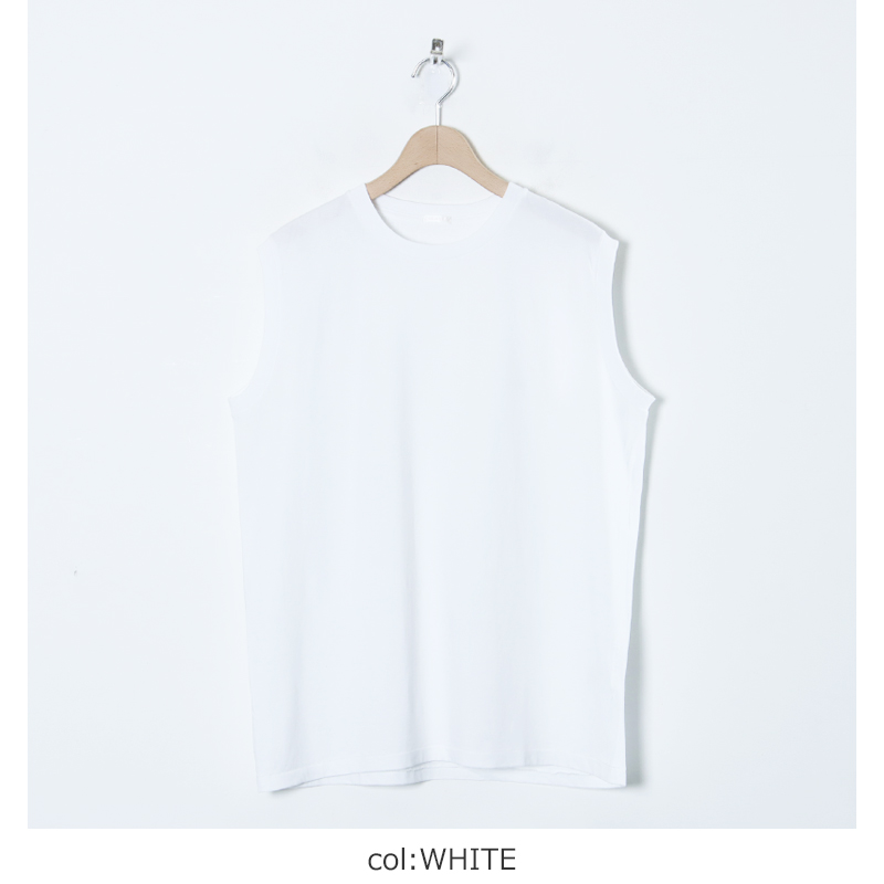 COMOLI (コモリ) コットンジャージ ノースリーブ