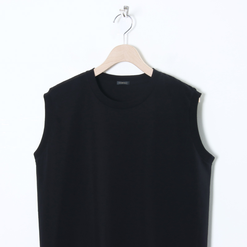COMOLI (コモリ) コットンジャージ ノースリーブ