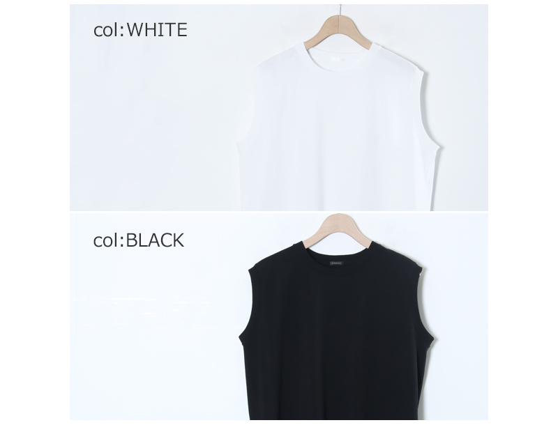 COMOLI (コモリ) コットンジャージ ノースリーブ