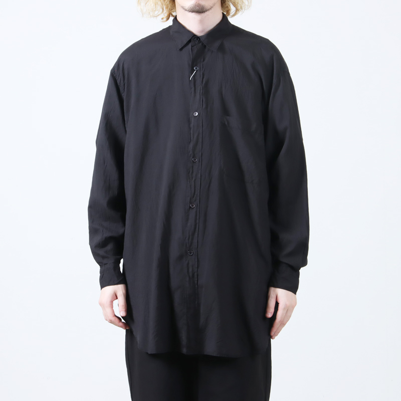 COMOLI (コモリ) シルク製品染 シャツ