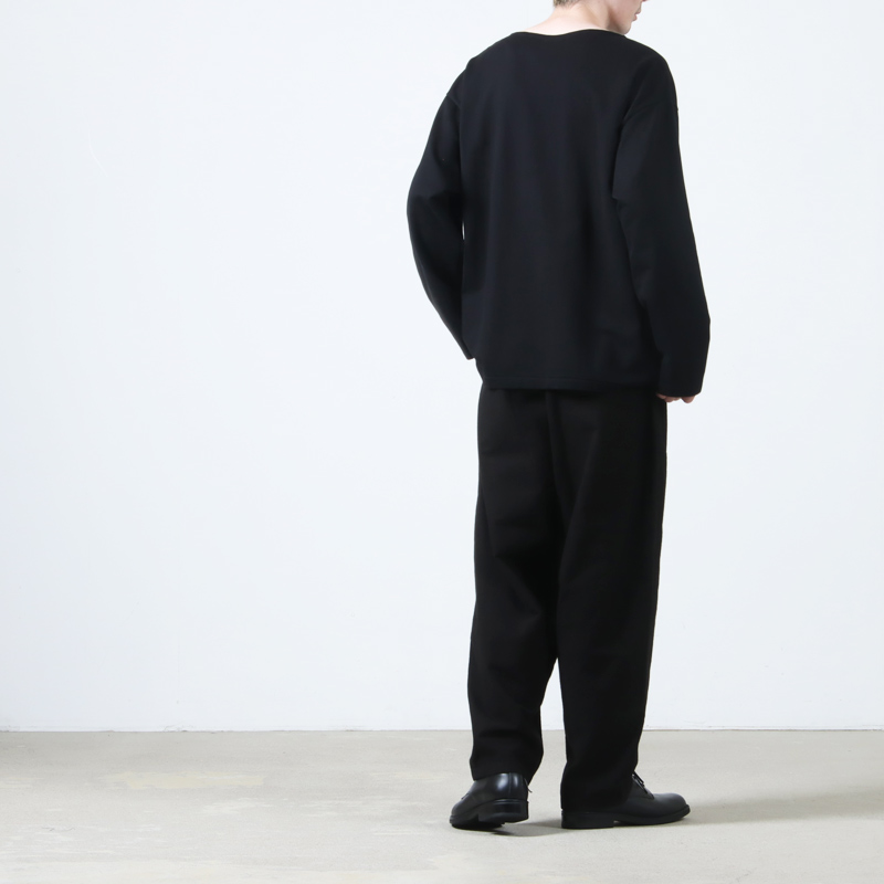 COMOLI (コモリ) コットンネル テーパードパンツ