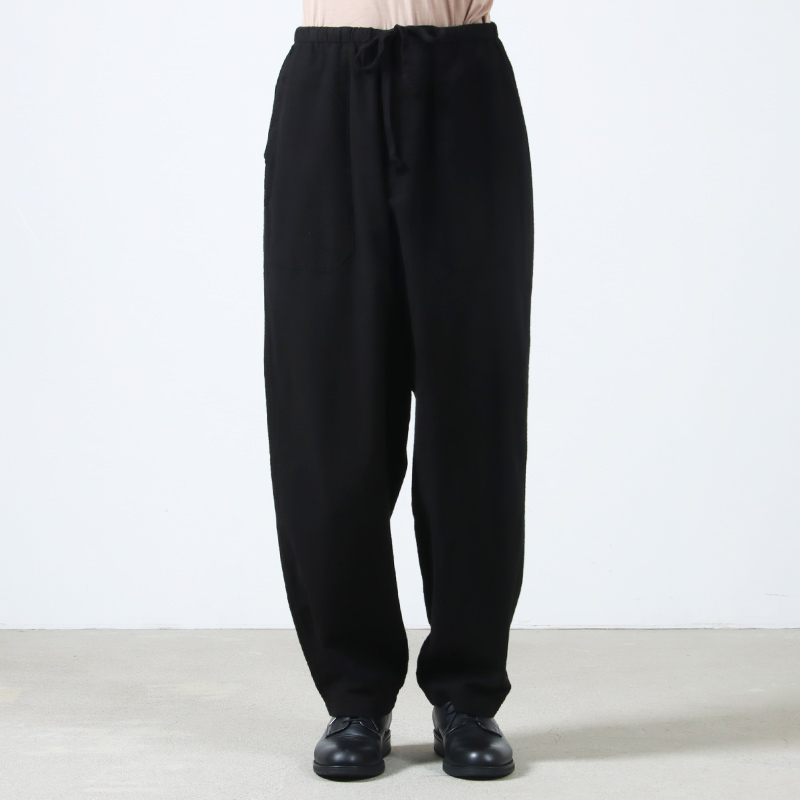 COMOLI (コモリ) コットンネル テーパードパンツ