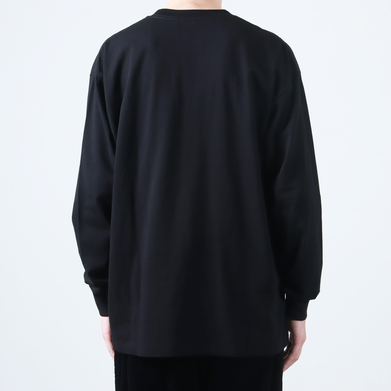 COMOLI (コモリ) コットンジャージ 長袖Tシャツ