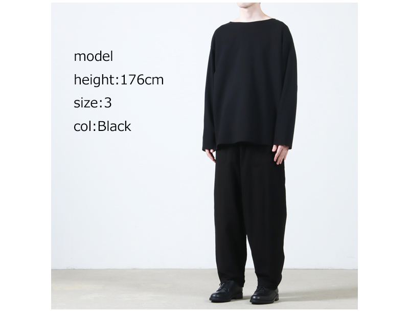 COMOLI (コモリ) コットン ボートネック