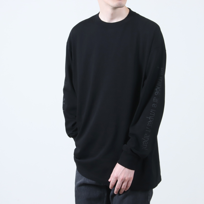 COMOLI (コモリ) コットンカシミヤ 長袖Tシャツ