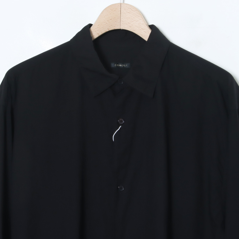 COMOLI (コモリ) KHADIコットンWレイヤー コモリシャツ